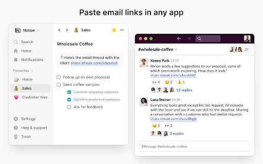 Streak Email Sharing for Gmail डाउनलोड करें – ईमेल शेयरिंग टूल - Screenshot 2