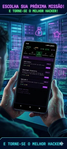 HackOs: Hacker Simulator डाउनलोड करें – टर्मिनल सिम्युलेटर फ्री - Screenshot 3