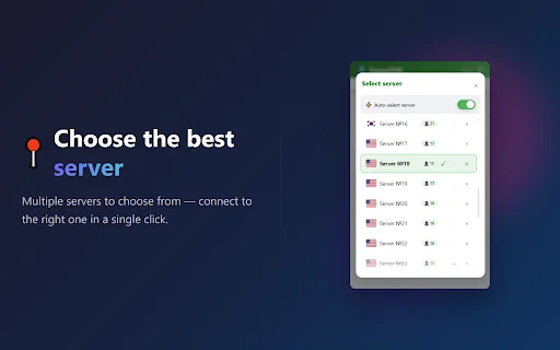 AnonVPN डाउनलोड करें – सुरक्षित और तेज़ फ्री VPN ब्राउज़र एक्सटेंशन - Screenshot 3