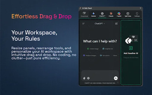 AI Side Panel डाउनलोड करें – ब्राउज़र में सभी AI टूल का उपयोग करें - Screenshot 4
