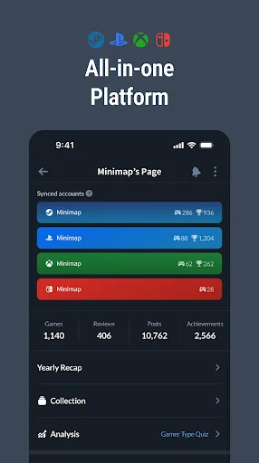 Minimap: Ultimate Game Tracker डाउनलोड करें – गेमिंग लाइब्रेरी मैनेज करें - Screenshot 2