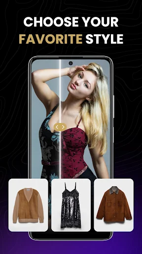 AI Clothes Changer – Dressify डाउनलोड करें – AI आउटफिट ट्राई करें - Screenshot 1