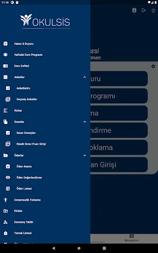 Okulsis Mobil डाउनलोड करें – शिक्षा और उपस्थिति ट्रैकिंग ऐप - Screenshot 18