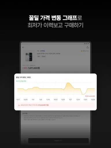 꿀딜 डाउनलोड करें – 95% तक की छूट और लाइव प्राइस अलर्ट्स पाएं - Screenshot 5
