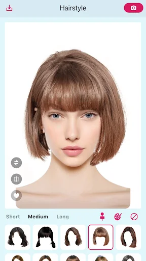 Hairstyle Try On – AI Haircut डाउनलोड करें – अपना हेयरस्टाइल बदलें - Screenshot 1