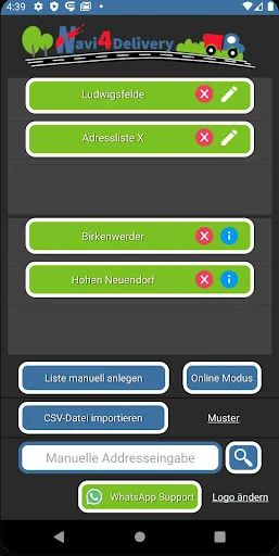 Navi4Delivery डाउनलोड करें – रूट प्लानिंग और नेविगेशन - Screenshot 2