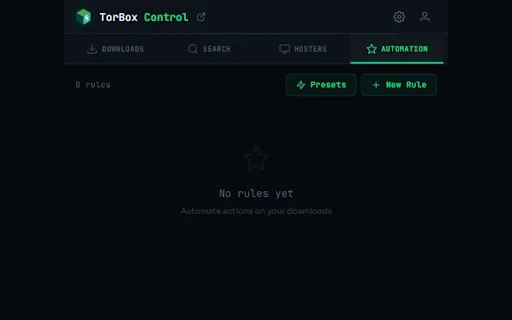 TorBox Control डाउनलोड करें – ब्राउज़र से TorBox डाउनलोड मैनेज करें - Screenshot 5
