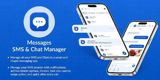 Messages – SMS & Chat Manager डाउनलोड करें – सुरक्षित और स्मार्ट मैसेजिंग - Screenshot 1