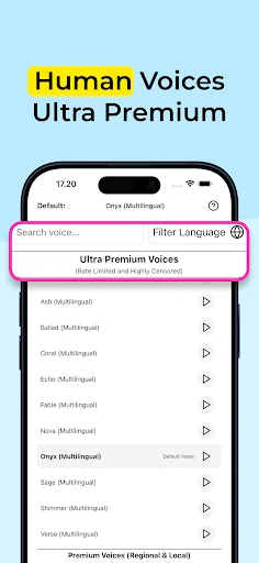 TTS Reader Pro डाउनलोड करें – अनलिमिटेड टेक्स्ट-टू-स्पीच और प्रीमियम वॉइस - Screenshot 3