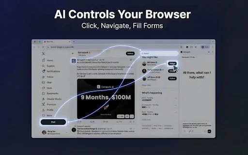 Genspark Chrome Extension डाउनलोड करें – AI ब्राउजिंग असिस्टेंट - Screenshot 3