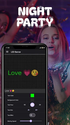 LED Banner – LED Scroller डाउनलोड करें – शानदार टेक्स्ट और ग्राफिक्स - Screenshot 9