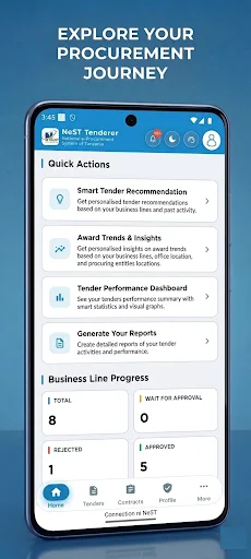 NeST Tenderer ऐप डाउनलोड करें – सरकारी टेंडर और खरीद प्रक्रिया - Screenshot 3