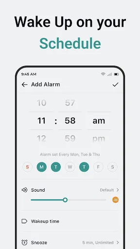 Alarm Clock डाउनलोड करें – स्मार्ट अलार्म, टाइमर और स्लीप साउंड्स - Screenshot 3