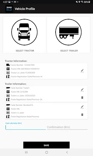 Rand ELD डाउनलोड करें – FMCSA प्रमाणित इलेक्ट्रॉनिक लॉगिंग डिवाइस - Screenshot 2