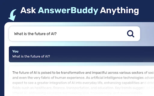 AnswerBuddy डाउनलोड करें – AI के साथ तुरंत सर्च करें - Screenshot 2