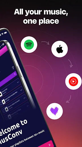 MusConv डाउनलोड करें: Spotify से Apple Music पर गाने ट्रांसफर करें - Screenshot 2