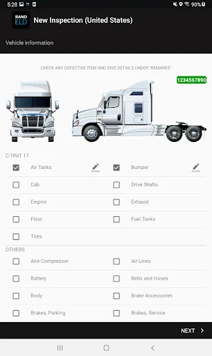 Rand ELD डाउनलोड करें – FMCSA प्रमाणित इलेक्ट्रॉनिक लॉगिंग डिवाइस - Screenshot 8