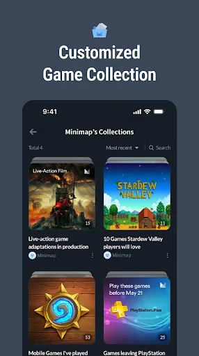 Minimap: Ultimate Game Tracker डाउनलोड करें – गेमिंग लाइब्रेरी मैनेज करें - Screenshot 6