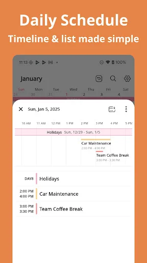 Simple Calendar डाउनलोड करें – व्यवस्थित रहें और रिमाइंडर सेट करें - Screenshot 4