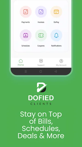 Dofied Clients ऐप डाउनलोड करें – इंस्टेंट सिंक और बेहतर मैनेजमेंट - Screenshot 1
