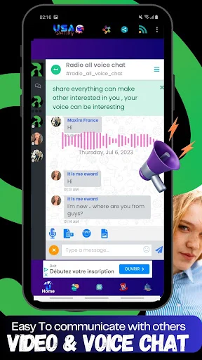 USA Dating ऐप डाउनलोड करें – अमेरिका और पेरिस में नए दोस्त बनाएं - Screenshot 23