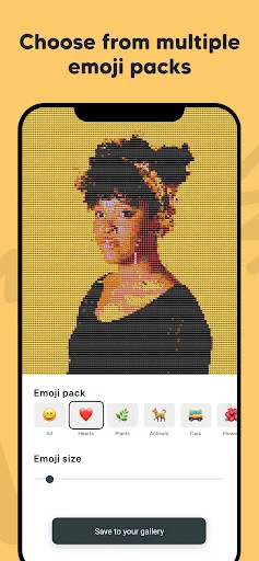 Emoji Photo Mosaic ऐप डाउनलोड करें – अपनी तस्वीरों को इमोजी आर्ट बनाएं - Screenshot 2
