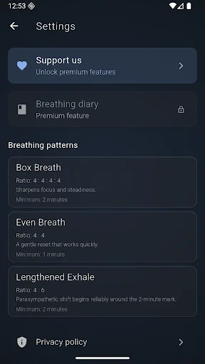 Just Breathe Now डाउनलोड करें – तनाव कम करने के लिए बेस्ट ब्रीदिंग ऐप - Screenshot 5