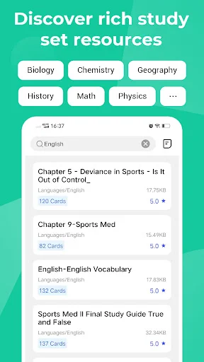 Knowlet – फ्लैशकार्ड्स के साथ सीखें और परीक्षा में पाएं उच्च अंक - Screenshot 6