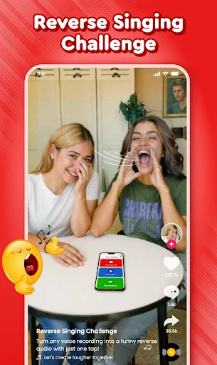 Reverse Play : Sing Challenge डाउनलोड करें – मजेदार वॉयस रिवर्स ऐप - Screenshot 1