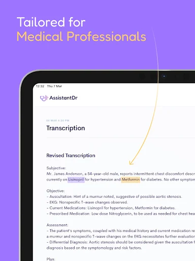 Assistant Dr. डाउनलोड करें – AI मेडिकल स्क्राइब और SOAP नोट्स - Screenshot 19
