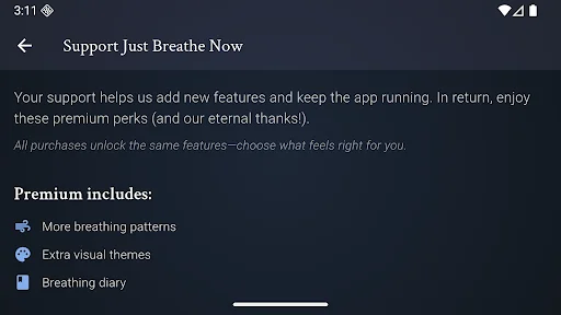 Just Breathe Now डाउनलोड करें – तनाव कम करने के लिए बेस्ट ब्रीदिंग ऐप - Screenshot 17