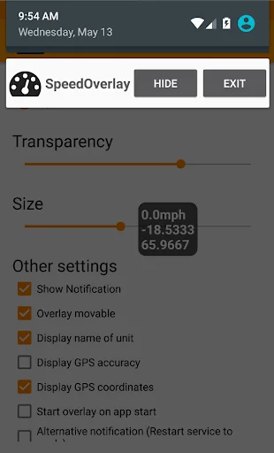 Speed Overlay डाउनलोड करें – सटीक GPS स्पीडोमीटर और नेविगेशन टूल - Screenshot 8