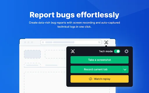 BrowserStack Bug Capture डाउनलोड करें – बग रिपोर्टिंग और स्क्रीन रिकॉर्डिंग टूल - Screenshot 1