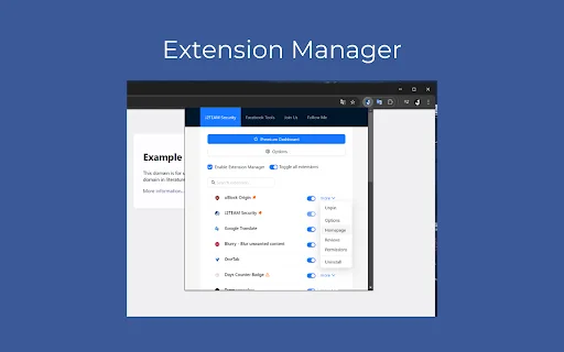 J2TEAM Security डाउनलोड करें – Facebook सुरक्षा और गोपनीयता - Screenshot 2