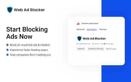 Web Ad Blocker डाउनलोड करें – विज्ञापनों और ट्रैकर्स को ब्लॉक करें - Screenshot 5