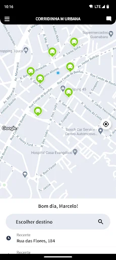 Corridinha Mobilidade Urbana डाउनलोड करें – तेज़ और सुरक्षित यात्रा - Screenshot 1