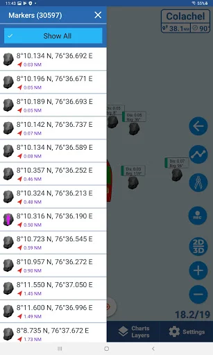 Kadal Map – Marine Navigation डाउनलोड करें – मछुआरों के लिए बेहतरीन नेविगेशन ऐप - Screenshot 10
