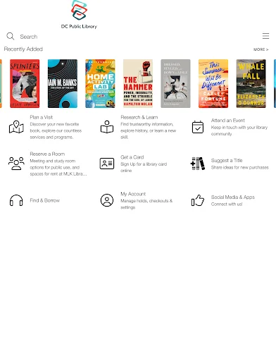 DC Public Library ऐप डाउनलोड करें – अपनी लाइब्रेरी तक पहुँचें - Screenshot 11