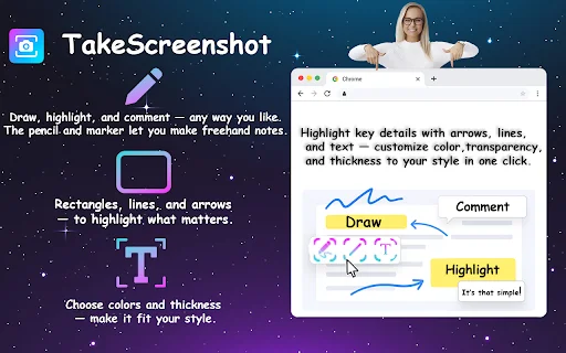 TakeScreenshot डाउनलोड करें – Chrome के लिए सबसे अच्छा स्क्रीनशॉट टूल - Screenshot 2