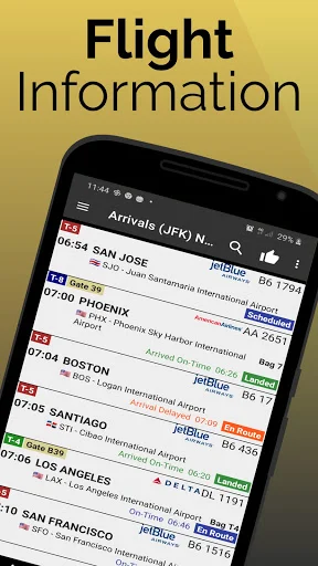 Baltimore Airport BWI ऐप डाउनलोड करें – लाइव फ्लाइट अपडेट्स - Screenshot 1