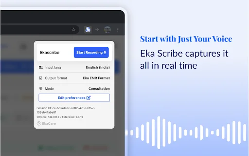 EkaScribe डाउनलोड करें – डॉक्टरों के लिए AI मेडिकल स्क्राइब - Screenshot 3