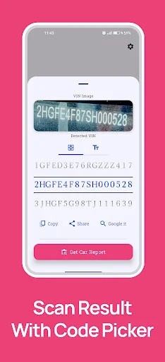 VIN Code Scanner डाउनलोड करें – कार विवरण और इतिहास चेक करें - Screenshot 2
