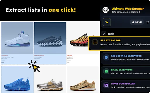 Ultimate Web Scraper डाउनलोड करें – डेटा एक्सट्रैक्शन टूल - Screenshot 2