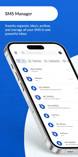 Messages – SMS & Chat Manager डाउनलोड करें – सुरक्षित और स्मार्ट मैसेजिंग - Screenshot 2