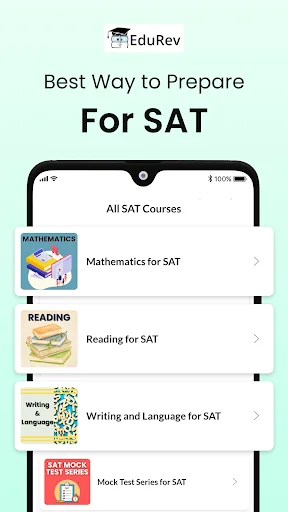 SAT Practice Test & Exam Prep डाउनलोड करें – सर्वश्रेष्ठ SAT तैयारी ऐप - Screenshot 1