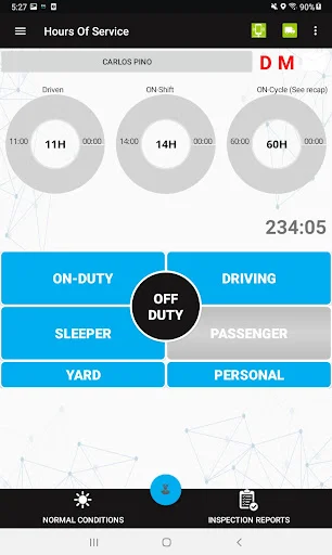 Rand ELD डाउनलोड करें – FMCSA प्रमाणित इलेक्ट्रॉनिक लॉगिंग डिवाइस - Screenshot 4