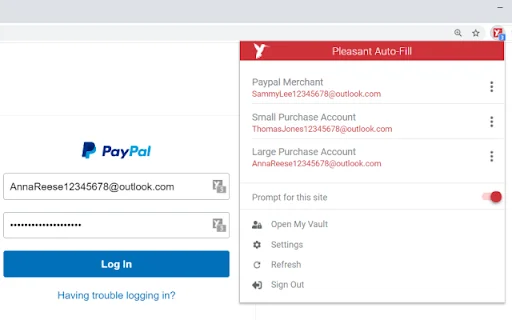 Pleasant Password Server Auto-Filler डाउनलोड करें – पासवर्ड मैनेजर - Screenshot 2