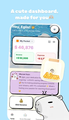 Mucuans – Gen Z Money Manager डाउनलोड करें | अपना खर्च ट्रैक करें - Screenshot 4
