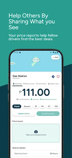 Gas PH डाउनलोड करें – फिलीपींस में सबसे सस्ता पेट्रोल और डीजल खोजें - Screenshot 2
