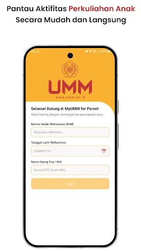 myUMM For Parent डाउनलोड करें – UMM छात्रों की प्रगति देखें - Screenshot 1